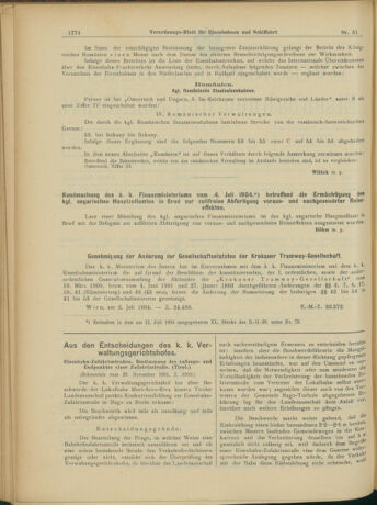 Verordnungs-Blatt für Eisenbahnen und Schiffahrt: Veröffentlichungen in Tarif- und Transport-Angelegenheiten 19040721 Seite: 2