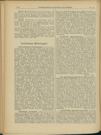 Verordnungs-Blatt für Eisenbahnen und Schiffahrt: Veröffentlichungen in Tarif- und Transport-Angelegenheiten 19040721 Seite: 4