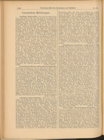 Verordnungs-Blatt für Eisenbahnen und Schiffahrt: Veröffentlichungen in Tarif- und Transport-Angelegenheiten 19040728 Seite: 4