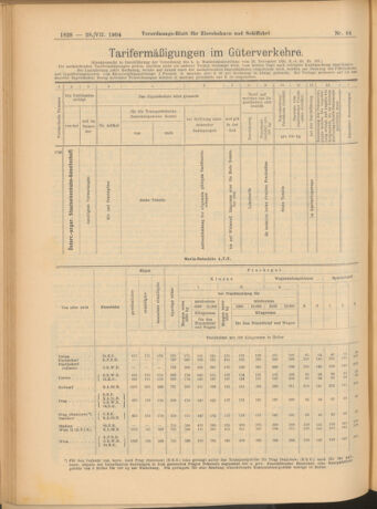 Verordnungs-Blatt für Eisenbahnen und Schiffahrt: Veröffentlichungen in Tarif- und Transport-Angelegenheiten 19040728 Seite: 8