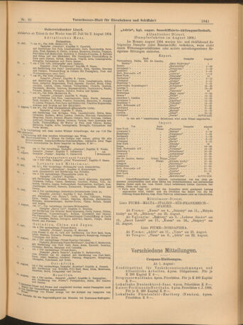 Verordnungs-Blatt für Eisenbahnen und Schiffahrt: Veröffentlichungen in Tarif- und Transport-Angelegenheiten 19040730 Seite: 5