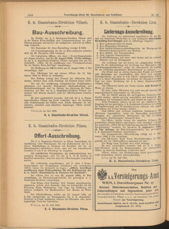 Verordnungs-Blatt für Eisenbahnen und Schiffahrt: Veröffentlichungen in Tarif- und Transport-Angelegenheiten 19040730 Seite: 8