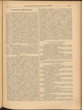 Verordnungs-Blatt für Eisenbahnen und Schiffahrt: Veröffentlichungen in Tarif- und Transport-Angelegenheiten 19040802 Seite: 5