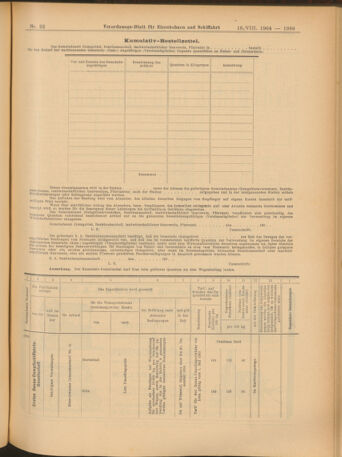 Verordnungs-Blatt für Eisenbahnen und Schiffahrt: Veröffentlichungen in Tarif- und Transport-Angelegenheiten 19040818 Seite: 27