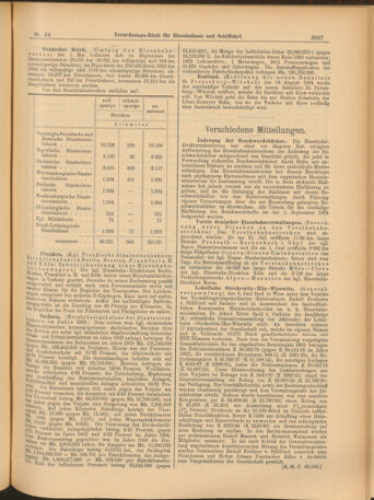 Verordnungs-Blatt für Eisenbahnen und Schiffahrt: Veröffentlichungen in Tarif- und Transport-Angelegenheiten 19040823 Seite: 7