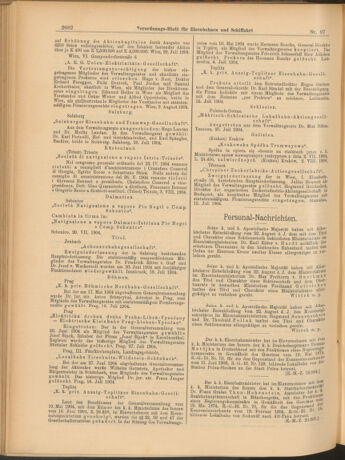 Verordnungs-Blatt für Eisenbahnen und Schiffahrt: Veröffentlichungen in Tarif- und Transport-Angelegenheiten 19040830 Seite: 10