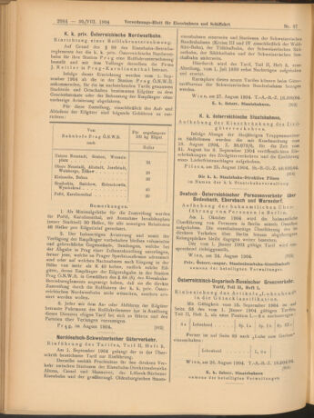 Verordnungs-Blatt für Eisenbahnen und Schiffahrt: Veröffentlichungen in Tarif- und Transport-Angelegenheiten 19040830 Seite: 12