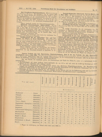 Verordnungs-Blatt für Eisenbahnen und Schiffahrt: Veröffentlichungen in Tarif- und Transport-Angelegenheiten 19040830 Seite: 16