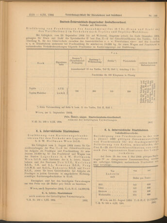 Verordnungs-Blatt für Eisenbahnen und Schiffahrt: Veröffentlichungen in Tarif- und Transport-Angelegenheiten 19040906 Seite: 22