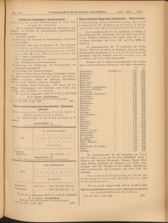 Verordnungs-Blatt für Eisenbahnen und Schiffahrt: Veröffentlichungen in Tarif- und Transport-Angelegenheiten 19040906 Seite: 23