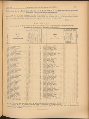 Verordnungs-Blatt für Eisenbahnen und Schiffahrt: Veröffentlichungen in Tarif- und Transport-Angelegenheiten 19040908 Seite: 3