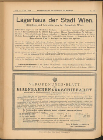 Verordnungs-Blatt für Eisenbahnen und Schiffahrt: Veröffentlichungen in Tarif- und Transport-Angelegenheiten 19040913 Seite: 28