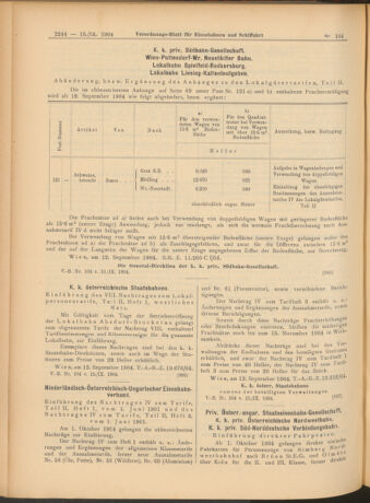 Verordnungs-Blatt für Eisenbahnen und Schiffahrt: Veröffentlichungen in Tarif- und Transport-Angelegenheiten 19040915 Seite: 12