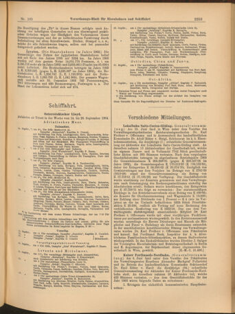 Verordnungs-Blatt für Eisenbahnen und Schiffahrt: Veröffentlichungen in Tarif- und Transport-Angelegenheiten 19040917 Seite: 5