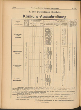 Verordnungs-Blatt für Eisenbahnen und Schiffahrt: Veröffentlichungen in Tarif- und Transport-Angelegenheiten 19040917 Seite: 8