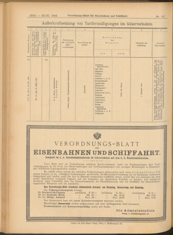 Verordnungs-Blatt für Eisenbahnen und Schiffahrt: Veröffentlichungen in Tarif- und Transport-Angelegenheiten 19040922 Seite: 20