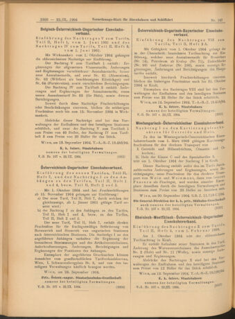 Verordnungs-Blatt für Eisenbahnen und Schiffahrt: Veröffentlichungen in Tarif- und Transport-Angelegenheiten 19040922 Seite: 6