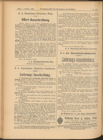 Verordnungs-Blatt für Eisenbahnen und Schiffahrt: Veröffentlichungen in Tarif- und Transport-Angelegenheiten 19040922 Seite: 8