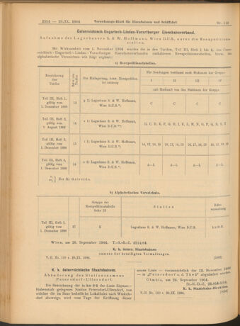 Verordnungs-Blatt für Eisenbahnen und Schiffahrt: Veröffentlichungen in Tarif- und Transport-Angelegenheiten 19040929 Seite: 10