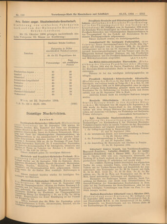 Verordnungs-Blatt für Eisenbahnen und Schiffahrt: Veröffentlichungen in Tarif- und Transport-Angelegenheiten 19040929 Seite: 11