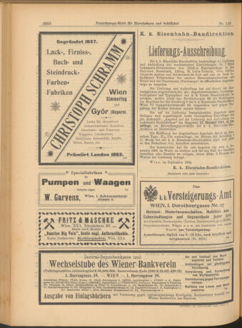 Verordnungs-Blatt für Eisenbahnen und Schiffahrt: Veröffentlichungen in Tarif- und Transport-Angelegenheiten 19040929 Seite: 8