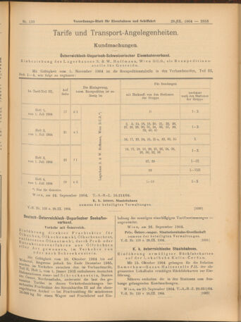 Verordnungs-Blatt für Eisenbahnen und Schiffahrt: Veröffentlichungen in Tarif- und Transport-Angelegenheiten 19040929 Seite: 9