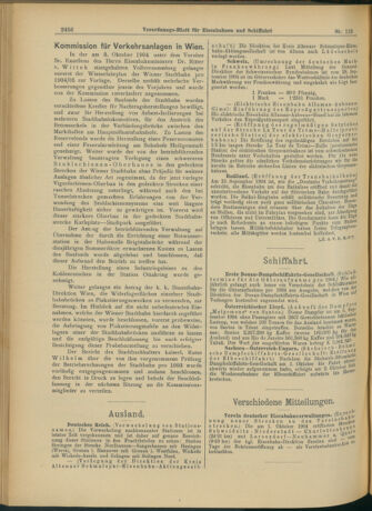 Verordnungs-Blatt für Eisenbahnen und Schiffahrt: Veröffentlichungen in Tarif- und Transport-Angelegenheiten 19041011 Seite: 8