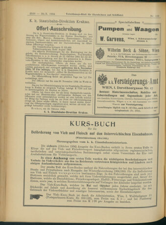 Verordnungs-Blatt für Eisenbahnen und Schiffahrt: Veröffentlichungen in Tarif- und Transport-Angelegenheiten 19041020 Seite: 10