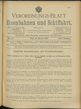 Verordnungs-Blatt für Eisenbahnen und Schiffahrt: Veröffentlichungen in Tarif- und Transport-Angelegenheiten