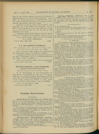 Verordnungs-Blatt für Eisenbahnen und Schiffahrt: Veröffentlichungen in Tarif- und Transport-Angelegenheiten 19041029 Seite: 10