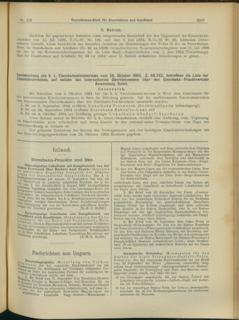 Verordnungs-Blatt für Eisenbahnen und Schiffahrt: Veröffentlichungen in Tarif- und Transport-Angelegenheiten 19041029 Seite: 7