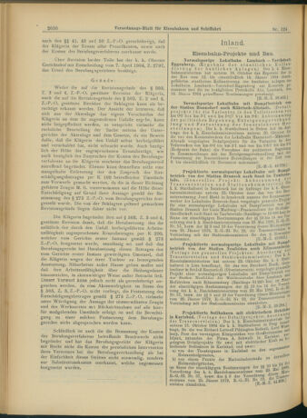 Verordnungs-Blatt für Eisenbahnen und Schiffahrt: Veröffentlichungen in Tarif- und Transport-Angelegenheiten 19041101 Seite: 6