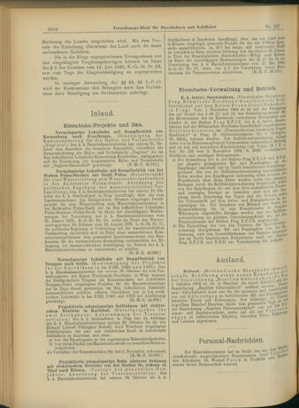 Verordnungs-Blatt für Eisenbahnen und Schiffahrt: Veröffentlichungen in Tarif- und Transport-Angelegenheiten 19041108 Seite: 4