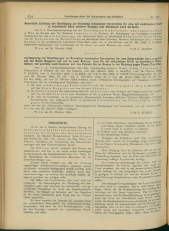 Verordnungs-Blatt für Eisenbahnen und Schiffahrt: Veröffentlichungen in Tarif- und Transport-Angelegenheiten 19041115 Seite: 2