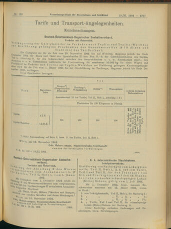 Verordnungs-Blatt für Eisenbahnen und Schiffahrt: Veröffentlichungen in Tarif- und Transport-Angelegenheiten 19041119 Seite: 9