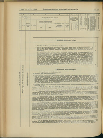 Verordnungs-Blatt für Eisenbahnen und Schiffahrt: Veröffentlichungen in Tarif- und Transport-Angelegenheiten 19041124 Seite: 14