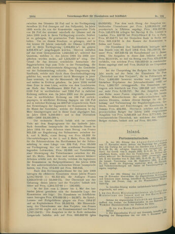 Verordnungs-Blatt für Eisenbahnen und Schiffahrt: Veröffentlichungen in Tarif- und Transport-Angelegenheiten 19041124 Seite: 2