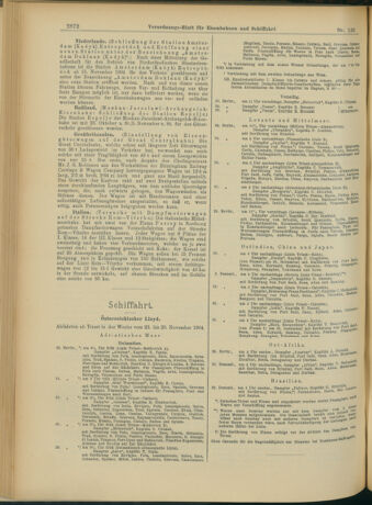 Verordnungs-Blatt für Eisenbahnen und Schiffahrt: Veröffentlichungen in Tarif- und Transport-Angelegenheiten 19041126 Seite: 4