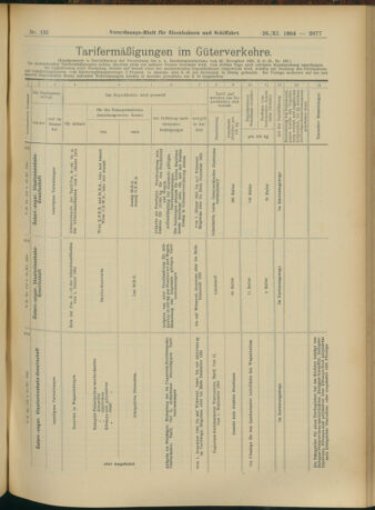 Verordnungs-Blatt für Eisenbahnen und Schiffahrt: Veröffentlichungen in Tarif- und Transport-Angelegenheiten 19041126 Seite: 9