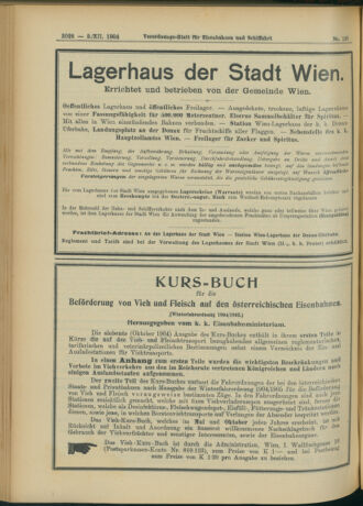 Verordnungs-Blatt für Eisenbahnen und Schiffahrt: Veröffentlichungen in Tarif- und Transport-Angelegenheiten 19041203 Seite: 8