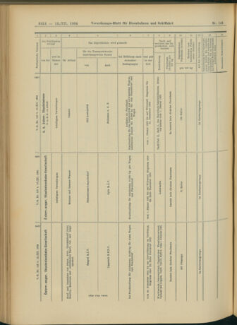 Verordnungs-Blatt für Eisenbahnen und Schiffahrt: Veröffentlichungen in Tarif- und Transport-Angelegenheiten 19041215 Seite: 38