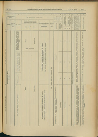 Verordnungs-Blatt für Eisenbahnen und Schiffahrt: Veröffentlichungen in Tarif- und Transport-Angelegenheiten 19041215 Seite: 39