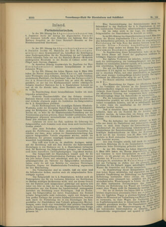 Verordnungs-Blatt für Eisenbahnen und Schiffahrt: Veröffentlichungen in Tarif- und Transport-Angelegenheiten 19041217 Seite: 8