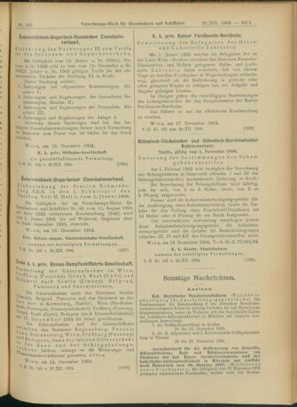 Verordnungs-Blatt für Eisenbahnen und Schiffahrt: Veröffentlichungen in Tarif- und Transport-Angelegenheiten 19041220 Seite: 11