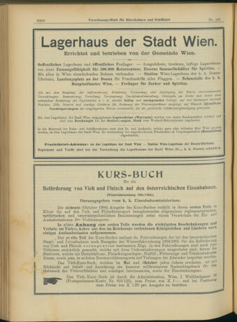 Verordnungs-Blatt für Eisenbahnen und Schiffahrt: Veröffentlichungen in Tarif- und Transport-Angelegenheiten 19041220 Seite: 8