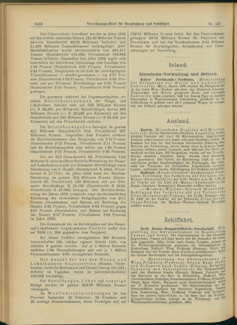 Verordnungs-Blatt für Eisenbahnen und Schiffahrt: Veröffentlichungen in Tarif- und Transport-Angelegenheiten 19041224 Seite: 8