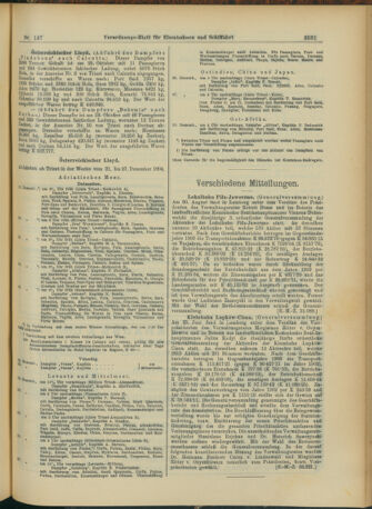 Verordnungs-Blatt für Eisenbahnen und Schiffahrt: Veröffentlichungen in Tarif- und Transport-Angelegenheiten 19041224 Seite: 9