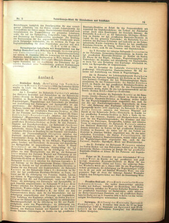 Verordnungs-Blatt für Eisenbahnen und Schiffahrt: Veröffentlichungen in Tarif- und Transport-Angelegenheiten 19050105 Seite: 9