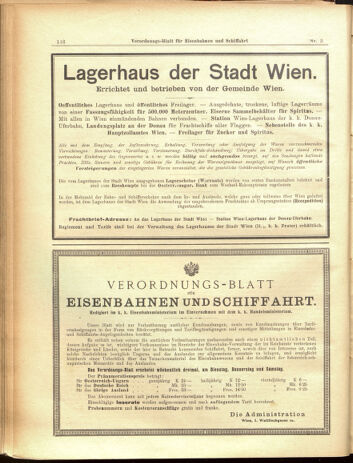 Verordnungs-Blatt für Eisenbahnen und Schiffahrt: Veröffentlichungen in Tarif- und Transport-Angelegenheiten 19050110 Seite: 10