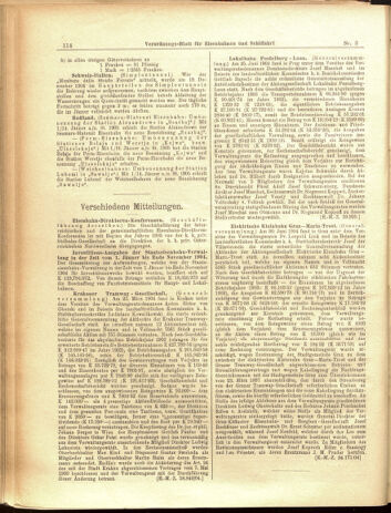 Verordnungs-Blatt für Eisenbahnen und Schiffahrt: Veröffentlichungen in Tarif- und Transport-Angelegenheiten 19050110 Seite: 12